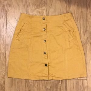 francesca’s button up skirt